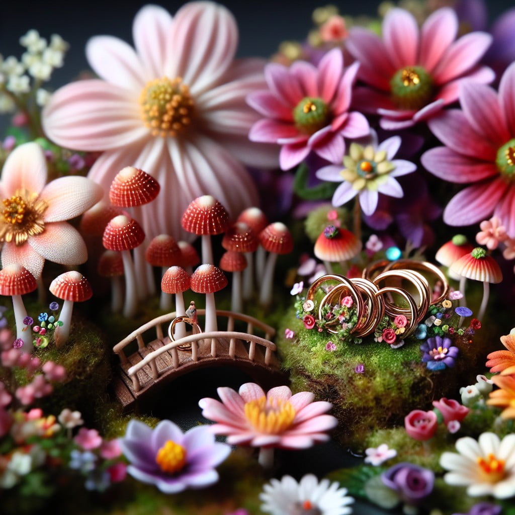 miniature fairy garden display