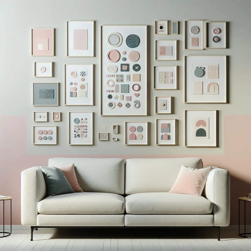 mounted wall sticker frame