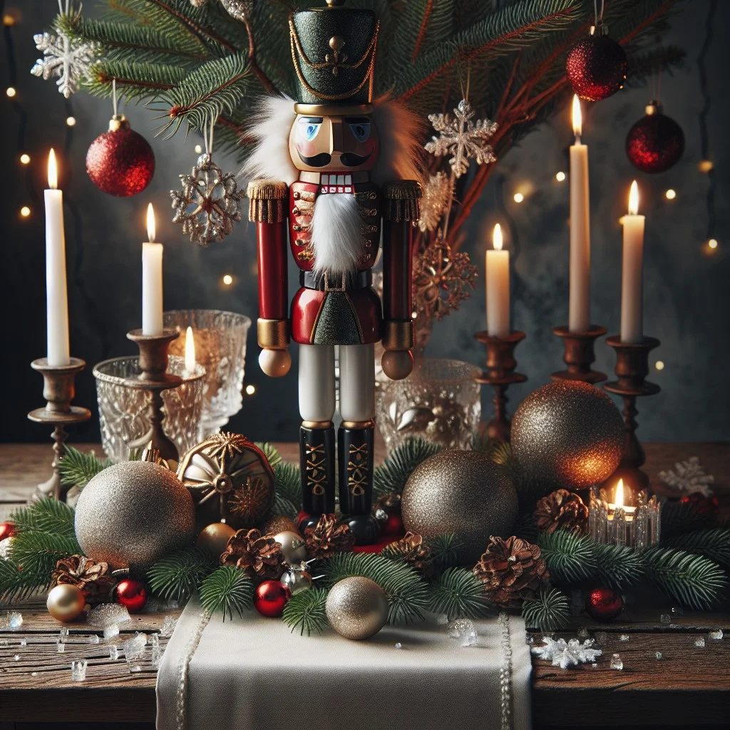 nutcracker inspired table centerpiece