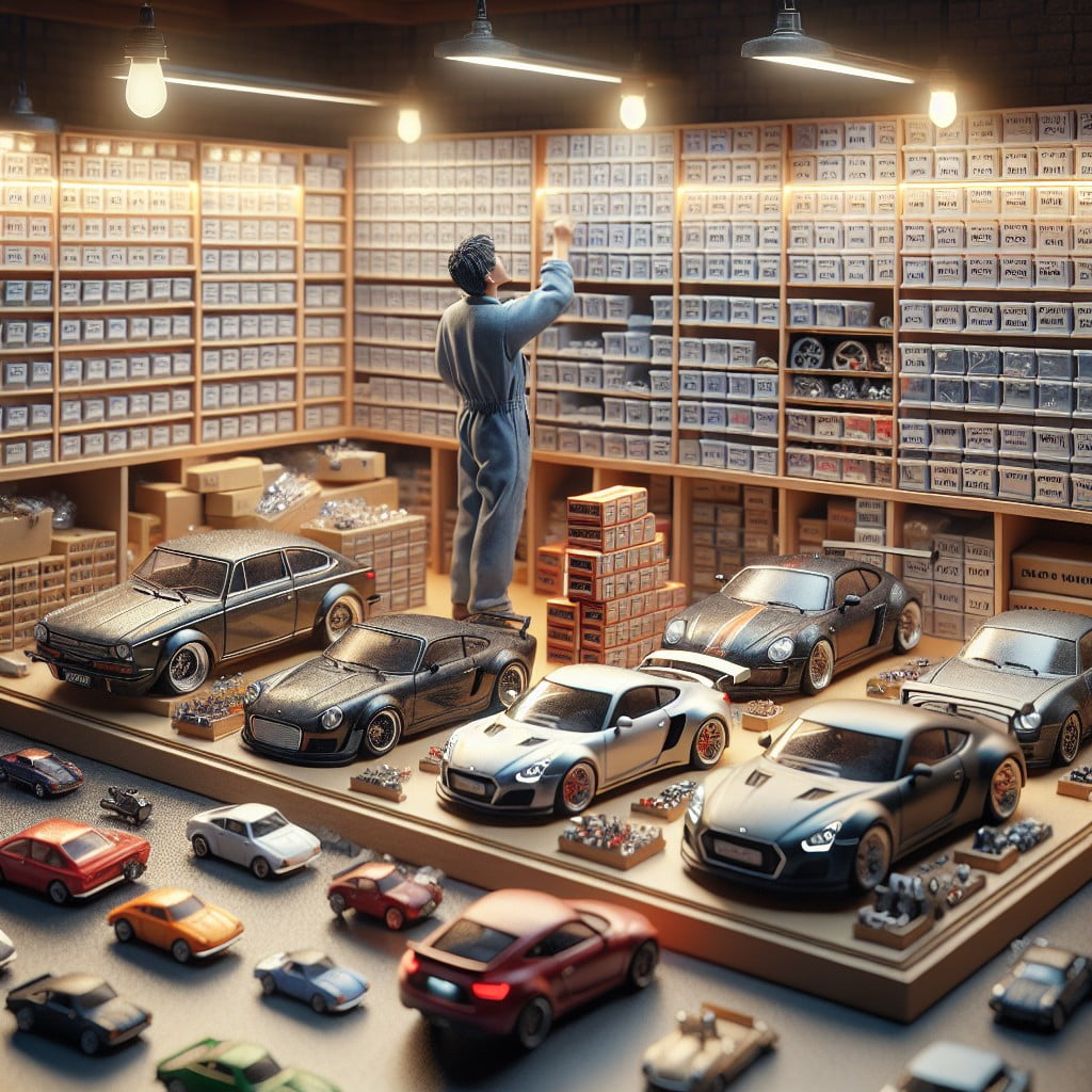 realistic garage displays for model cars