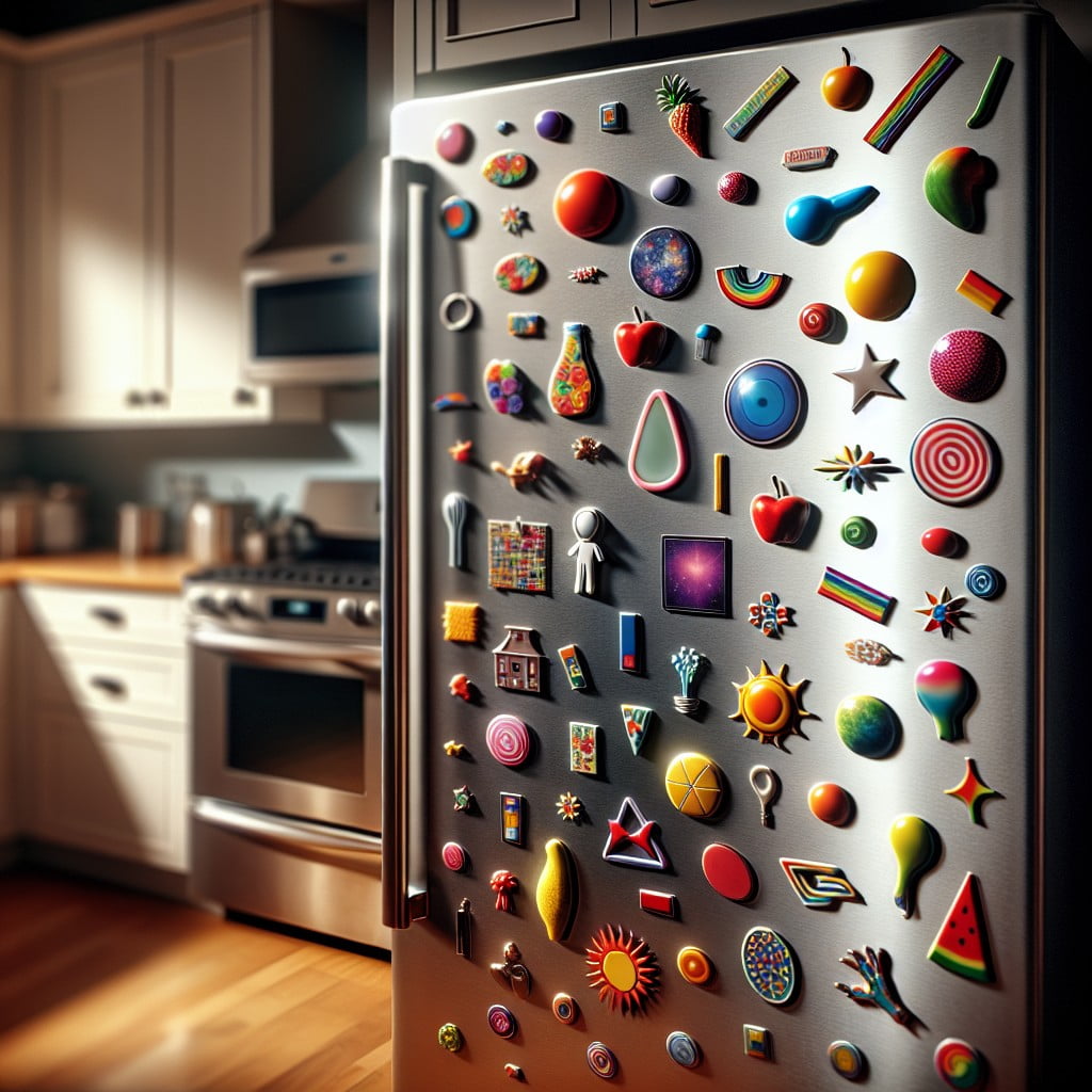 refrigerator magnet sticker display