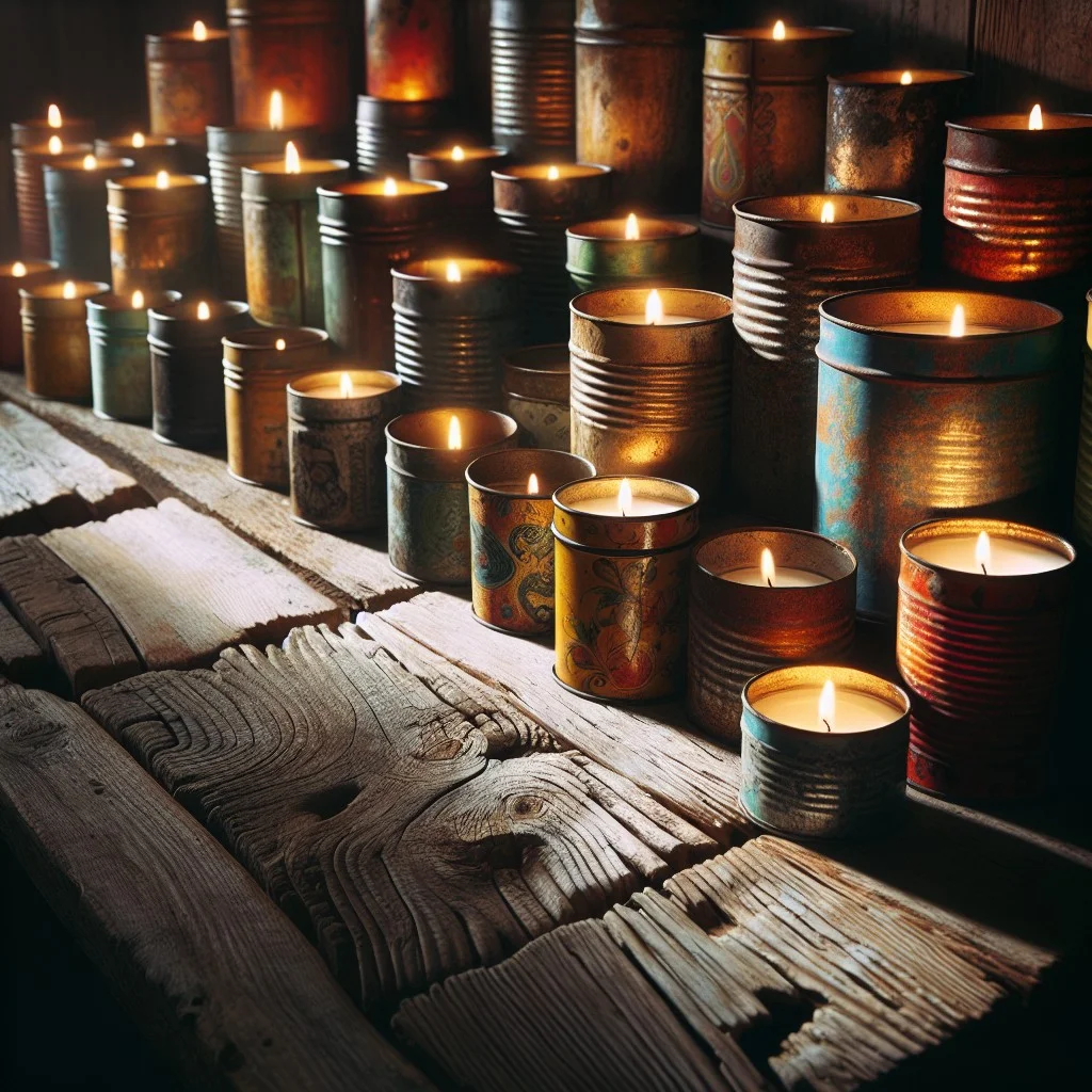 refurbished candle tins