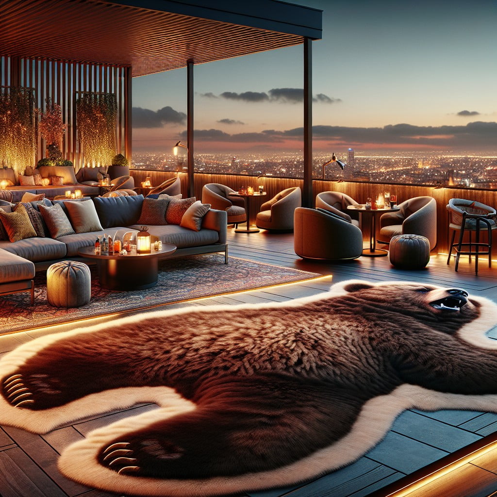 rooftop lounge accent