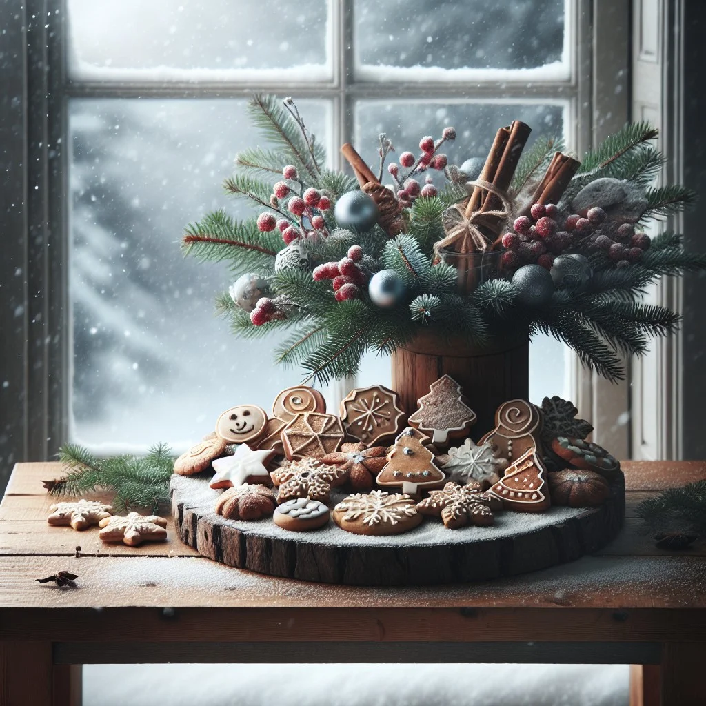 seasonal cookie display ideas