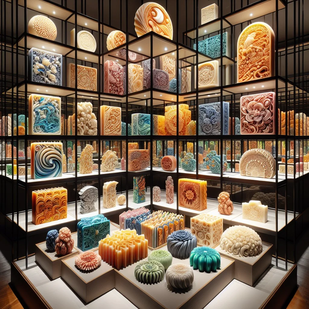 soap art gallery display