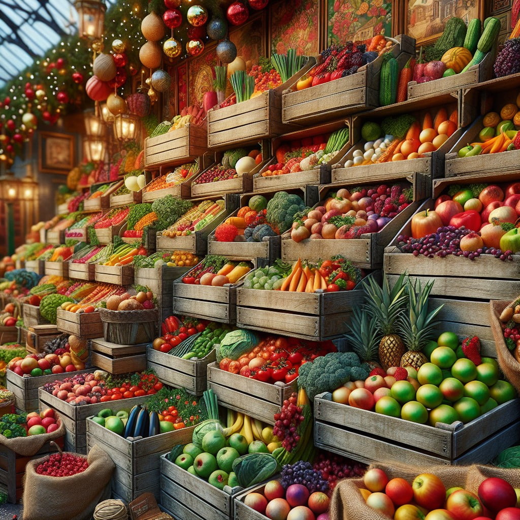 theme based produce displays