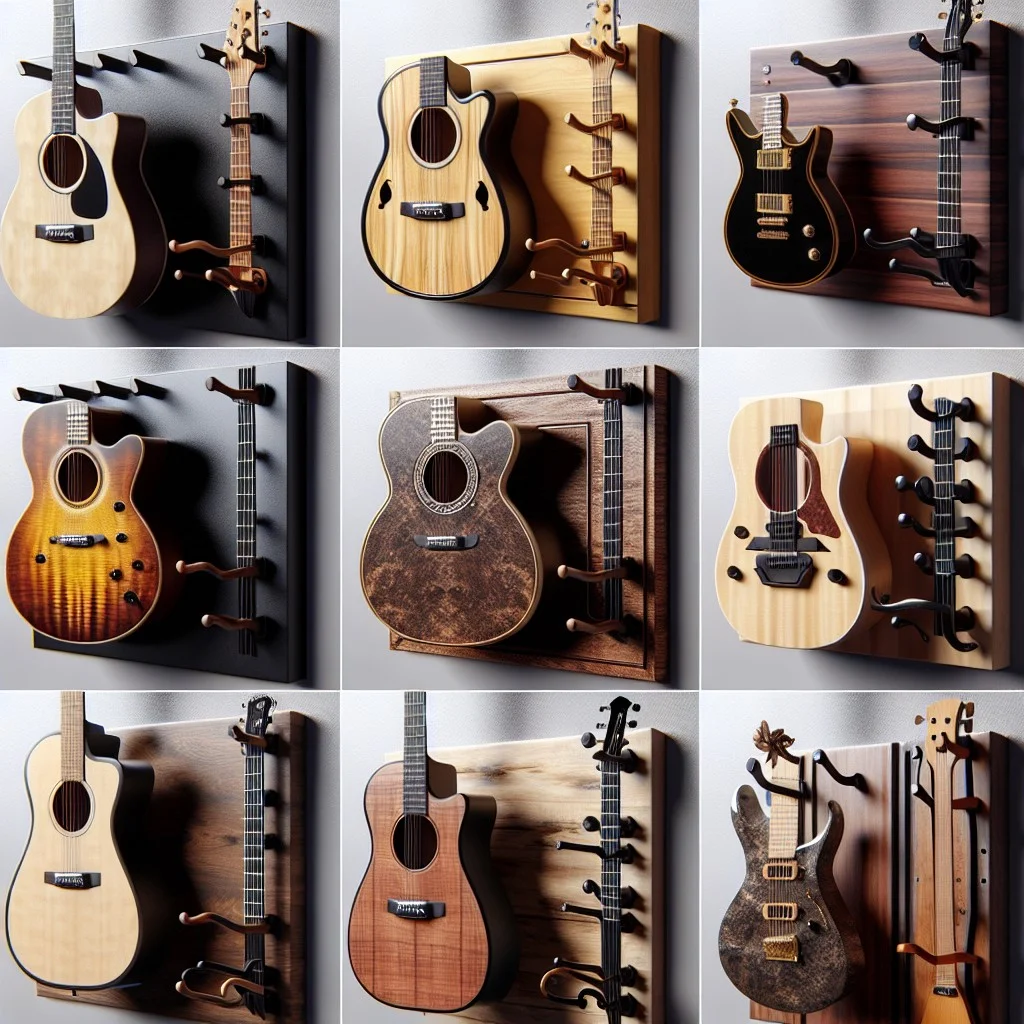 top materials for guitar wall display racks