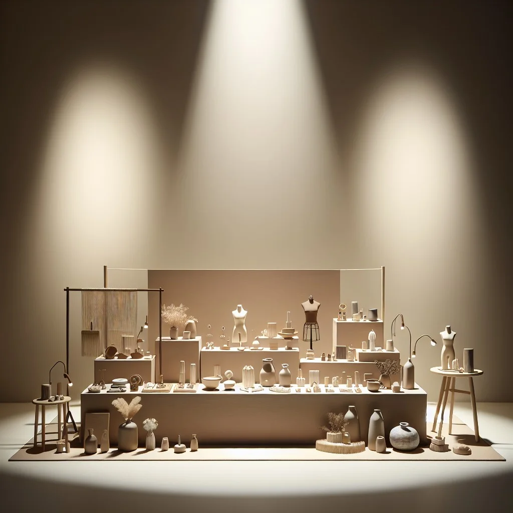 use minimalist design to emphasize products