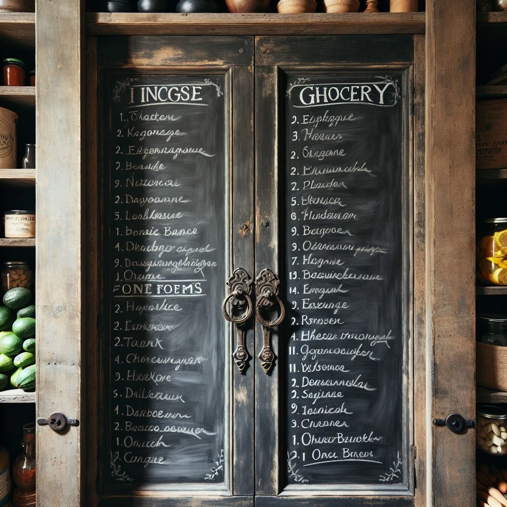 utilize chalkboard paint