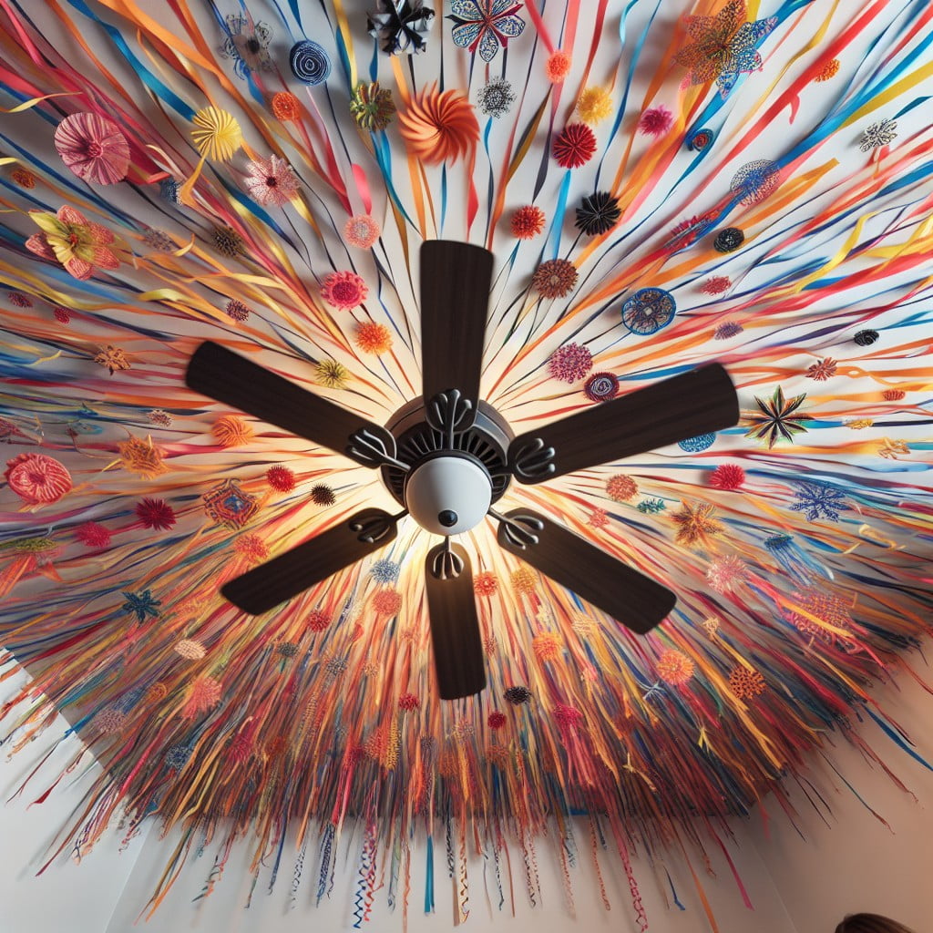 vibrant streamer ceiling fans