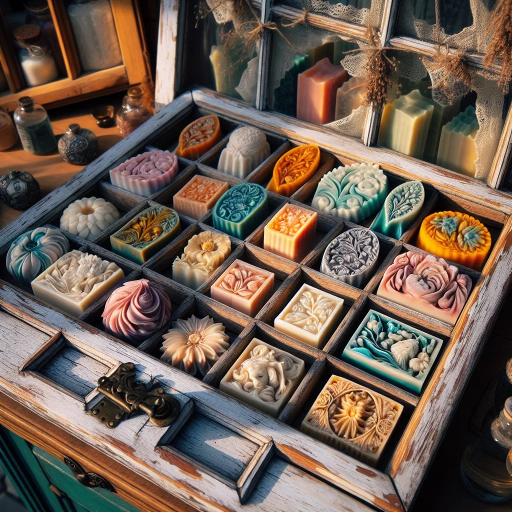 window pane soap display