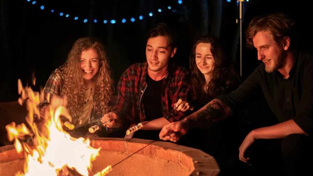 Install a Fire Pit for Making S'mores and Staying Warm During Cooler Months