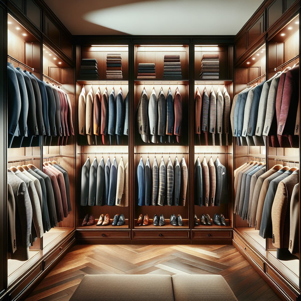 a selection of suits