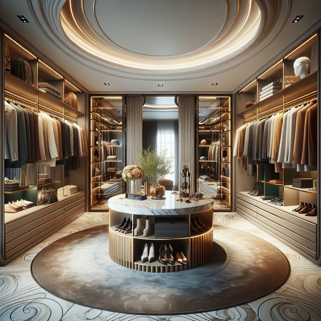 luxury walk in closets design ideas
