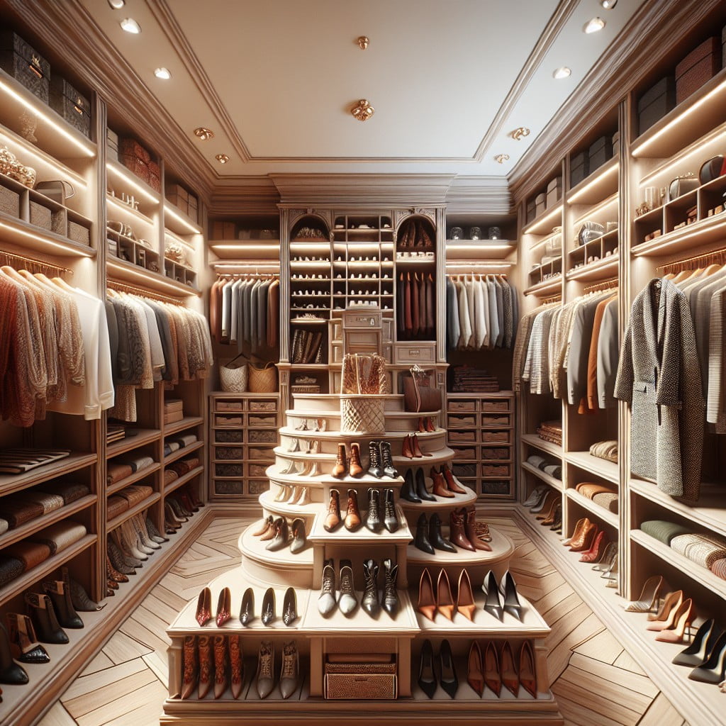 organize your luxury walk in closet space