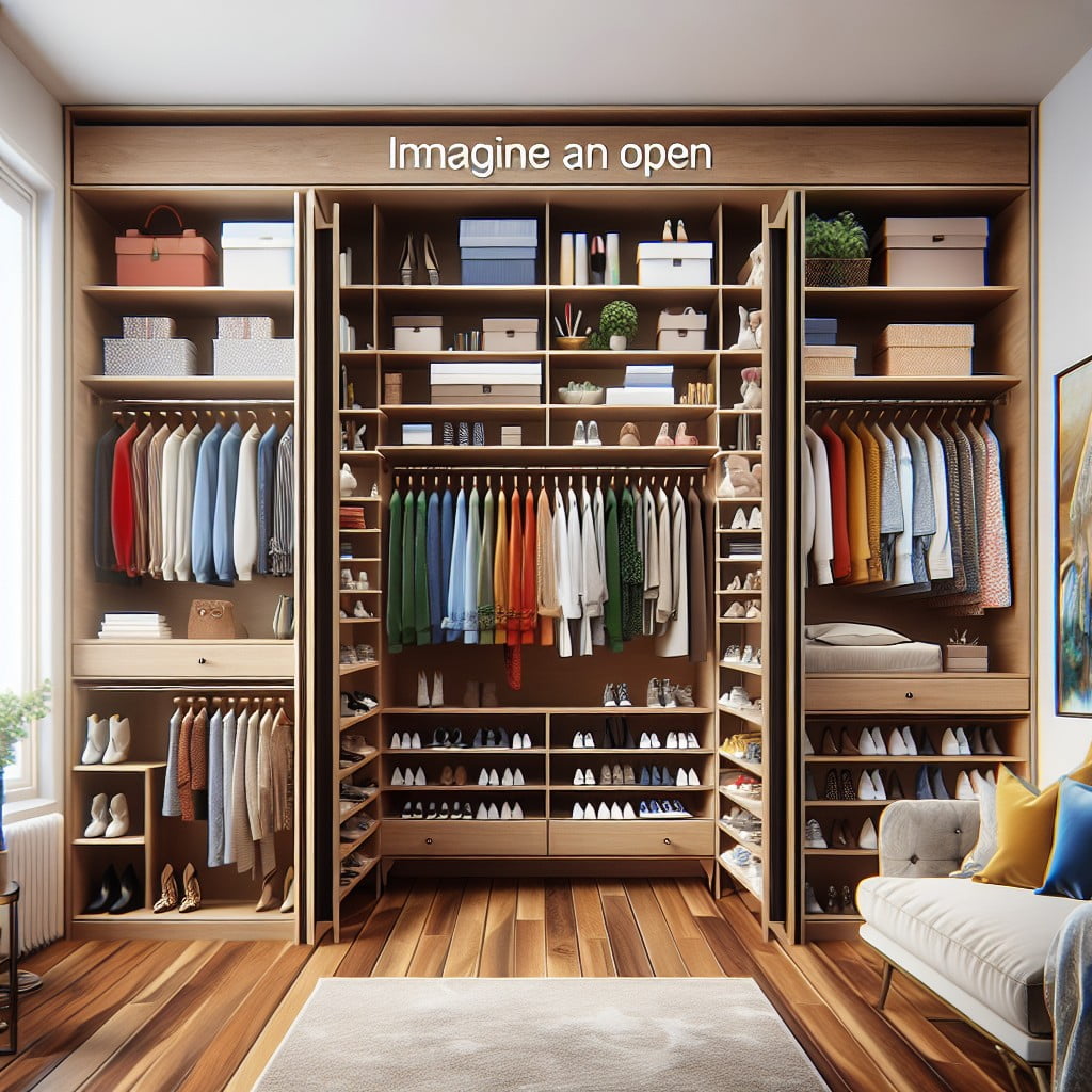 standard shelf depth for different closet types