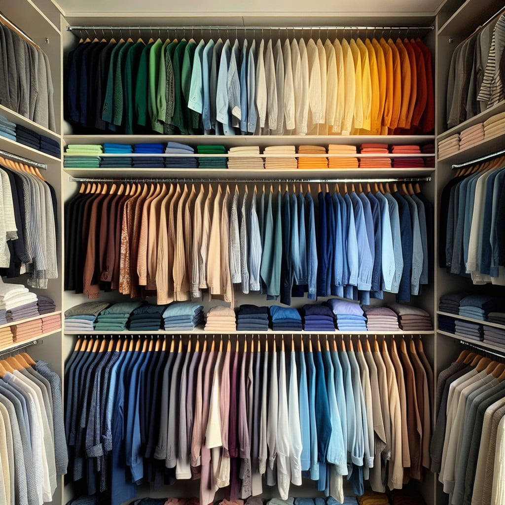 benefits of color coded clothes organization