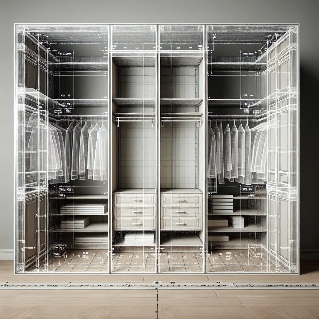 closet planning and prep work