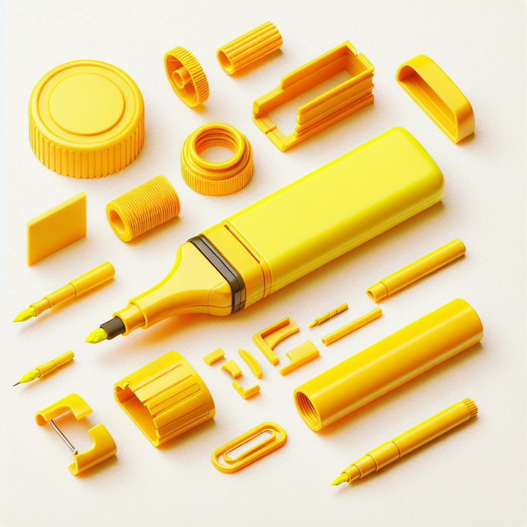 composition of yellow expo markers