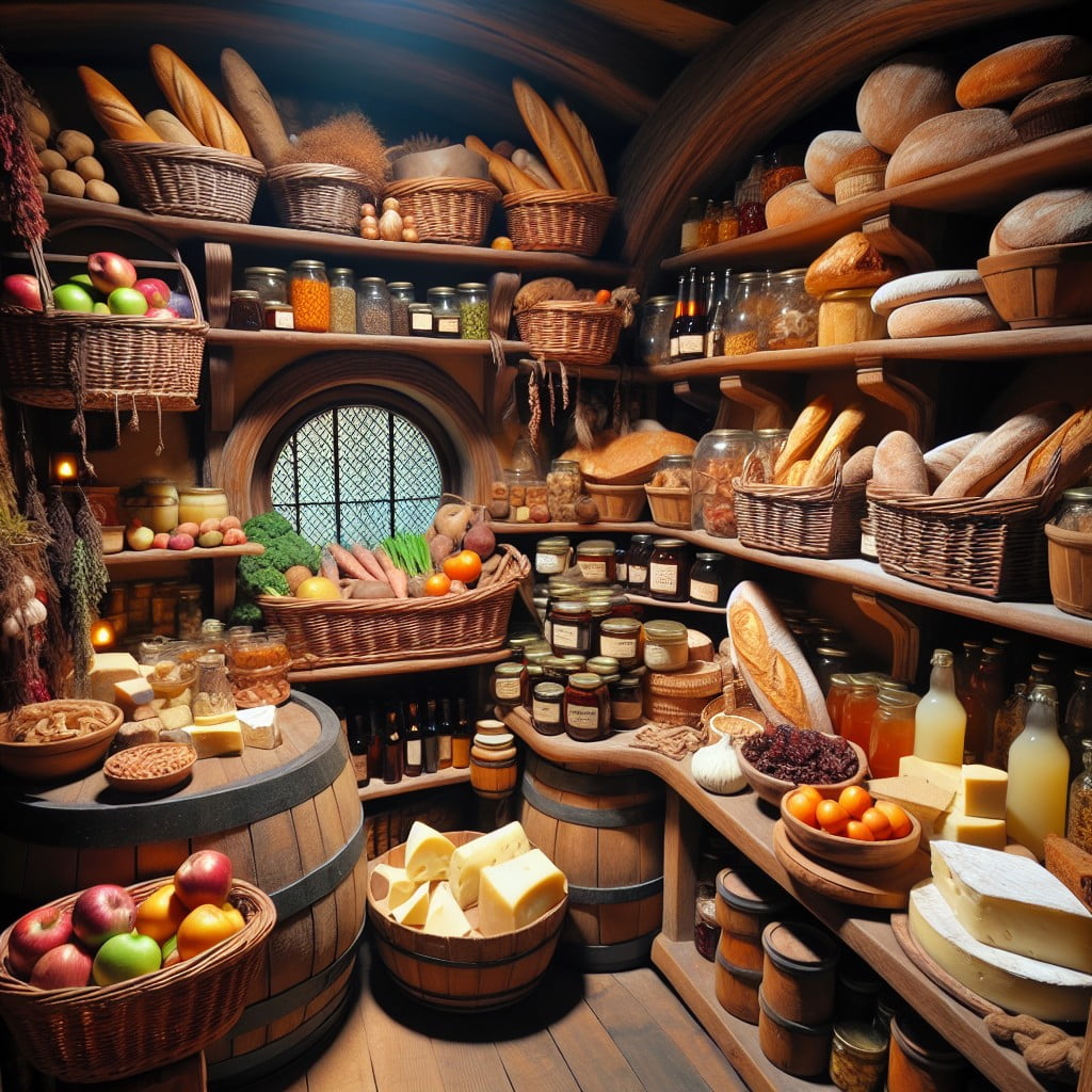 essential foods in a hobbit pantry