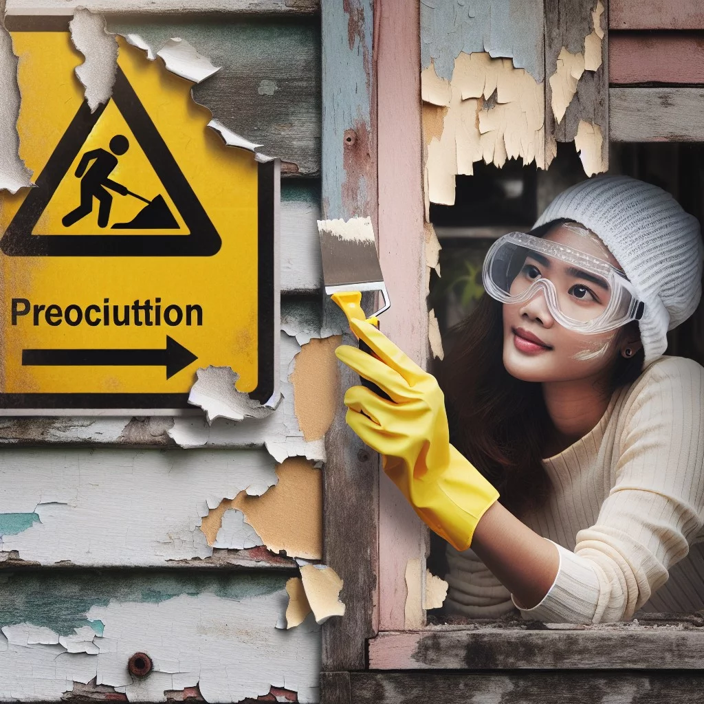 exterior paint removal warning