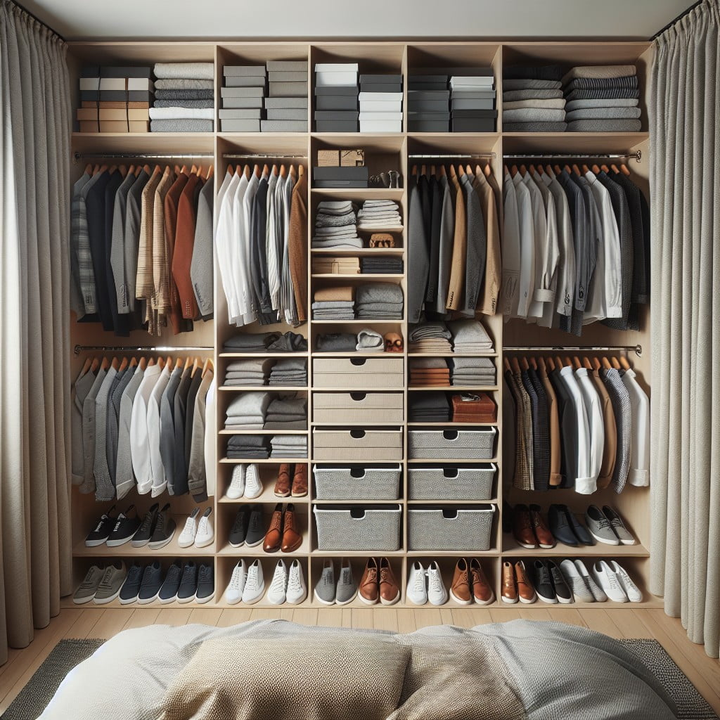 planning your open closet layout