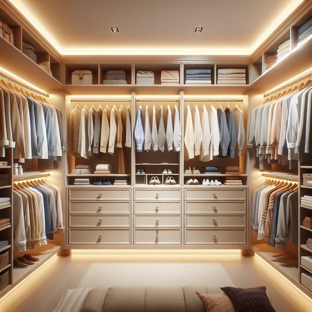recessed lighting for closets