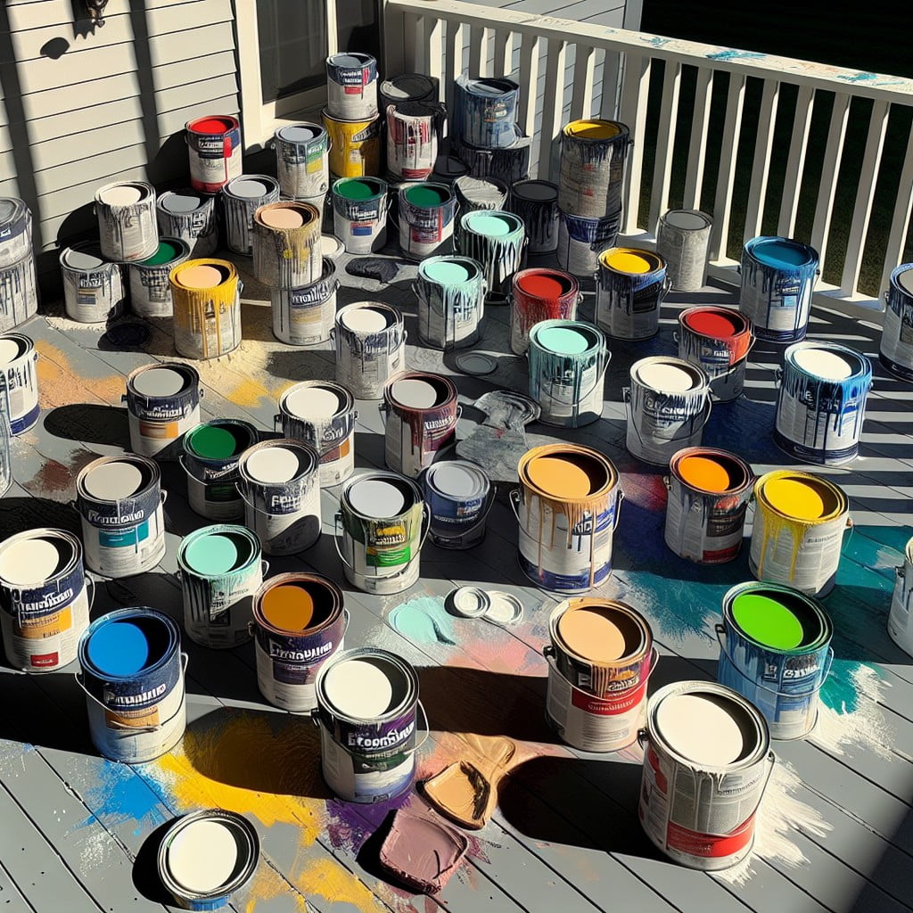 type of porch paint used