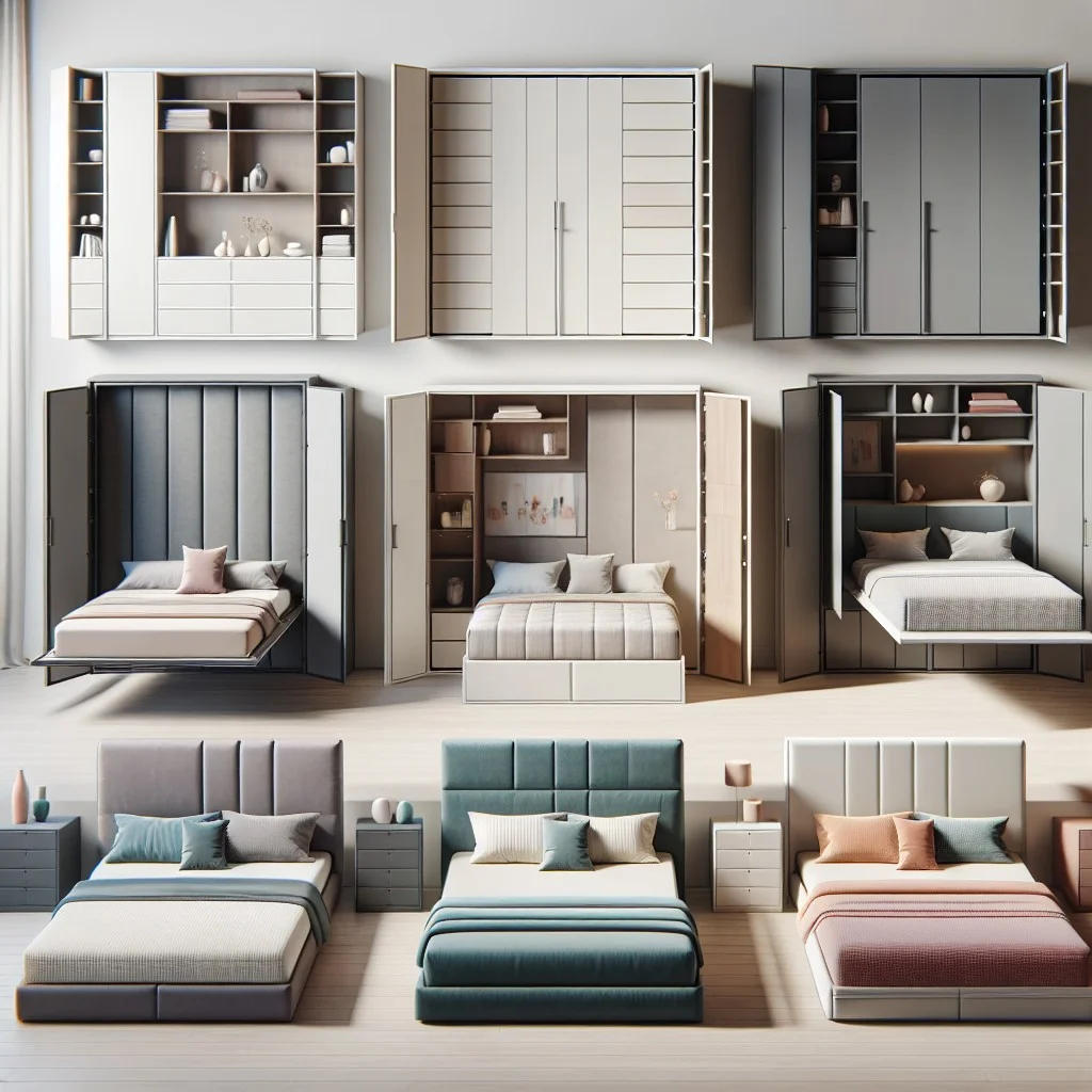 types of murphy beds