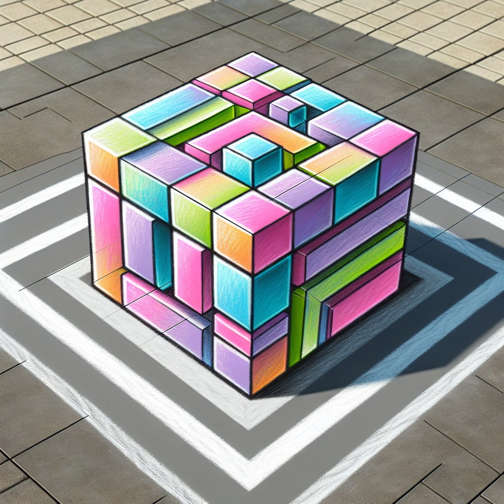 3d cube illusions