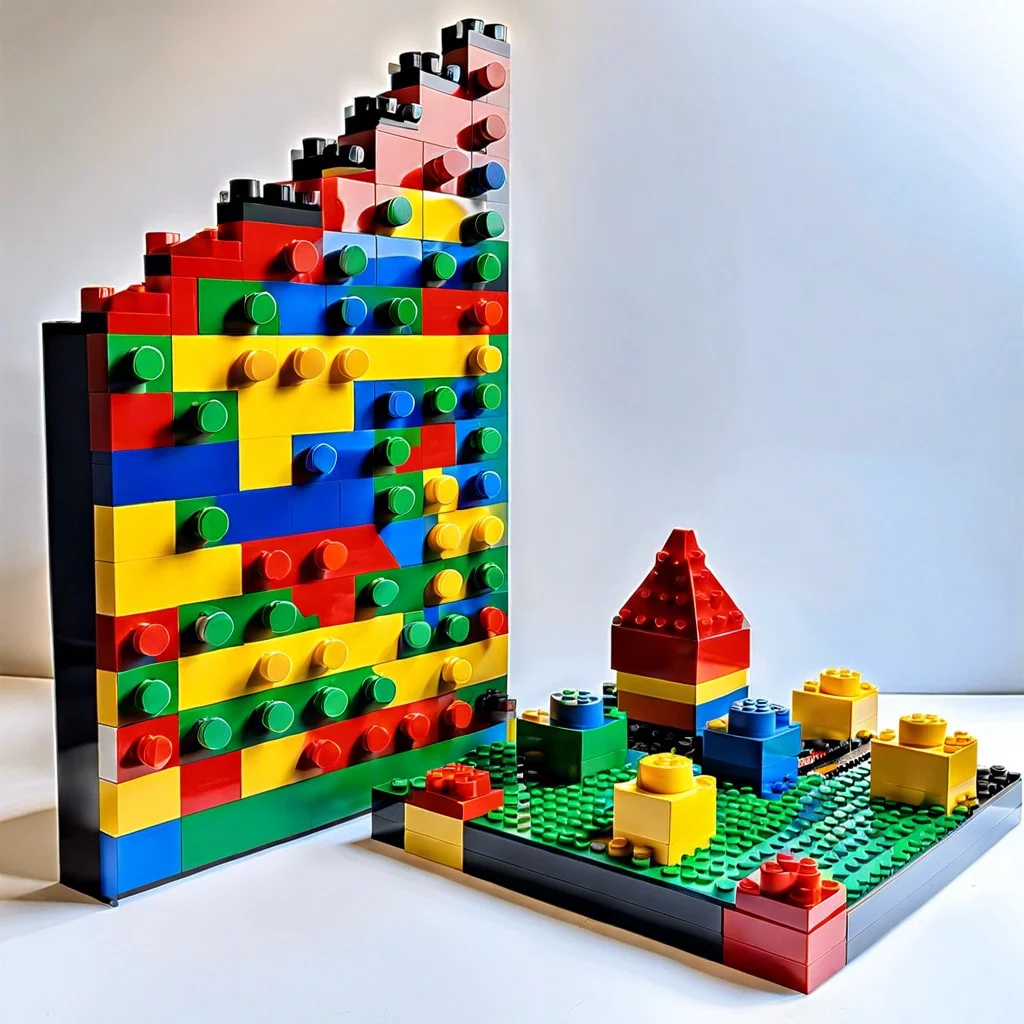 3d lego wall art innovative and creative