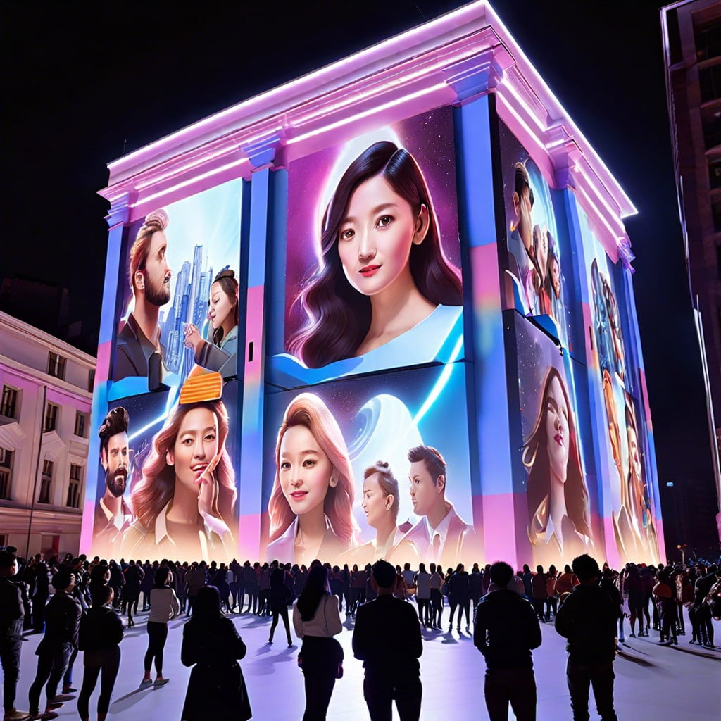 3d projection mapping for product promotion