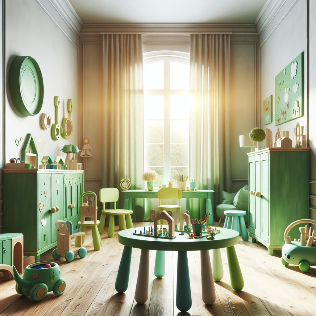 a new twist to your kids furniture apple green chalk paint