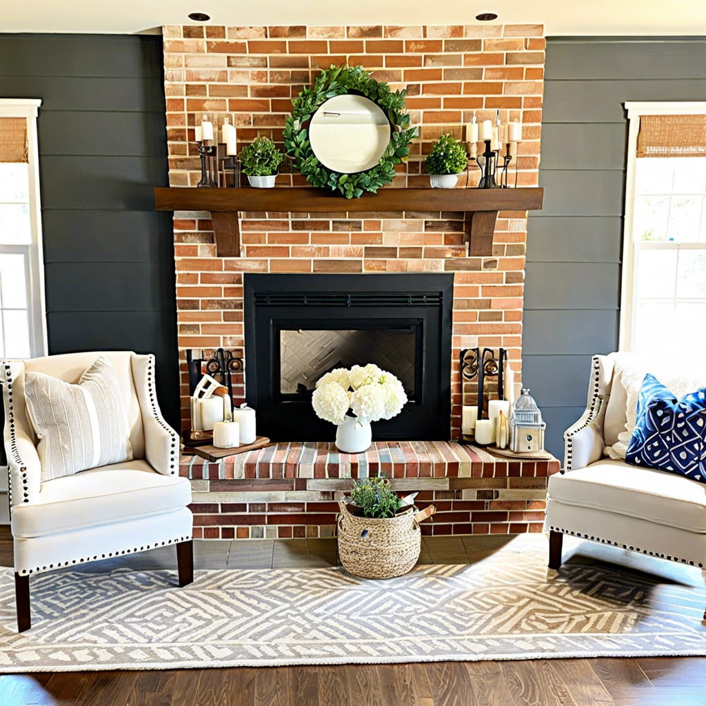 a step by step guide to chalk paint your fireplace for beginners