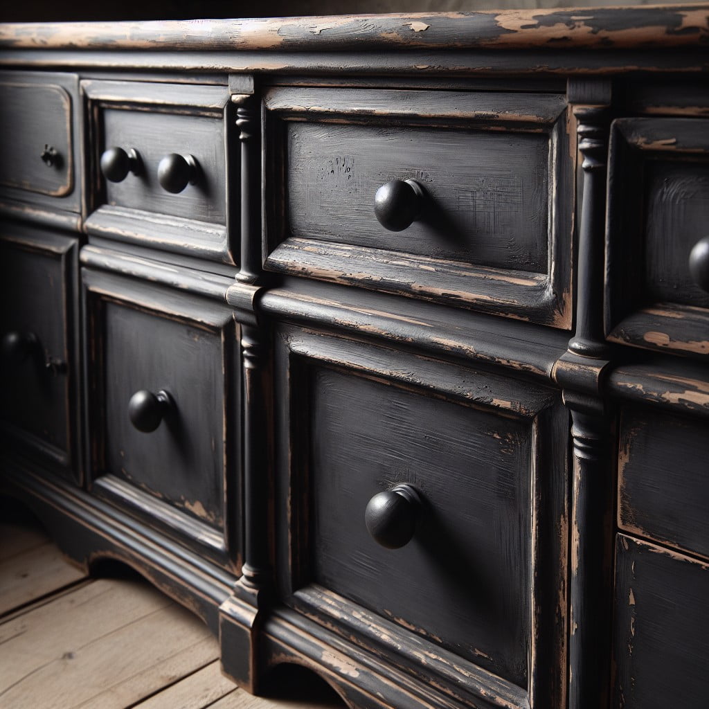 black chalk paint the secret to perfectly rustic furniture
