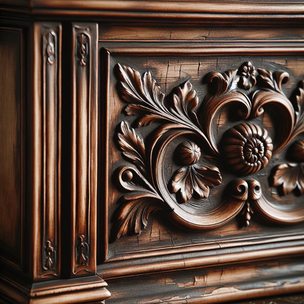 brown chalk paint for antique furniture revival