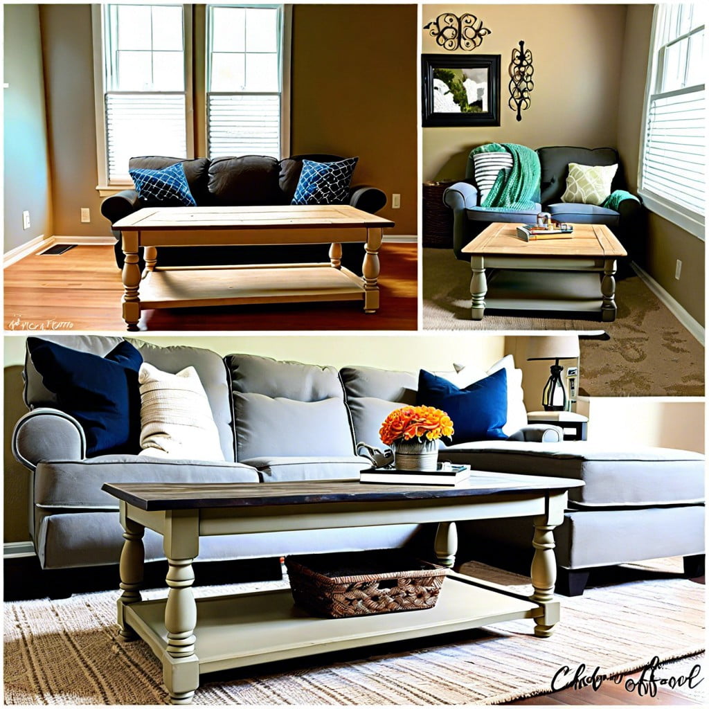 chalk paint® coffee table makeover diy vs professional finish