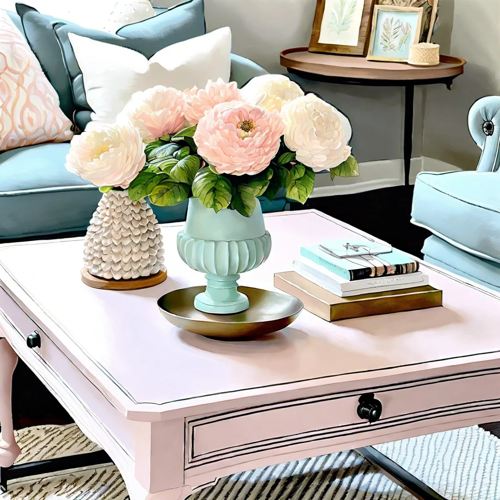 chalk paint® coffee table matching your interior color scheme