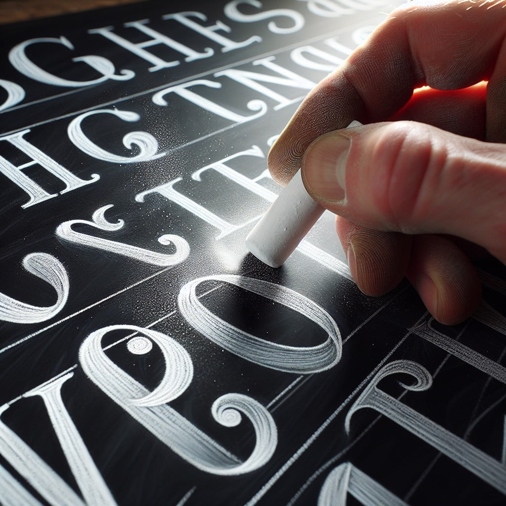 chalkboard lettering tips for beginners understanding the basic
