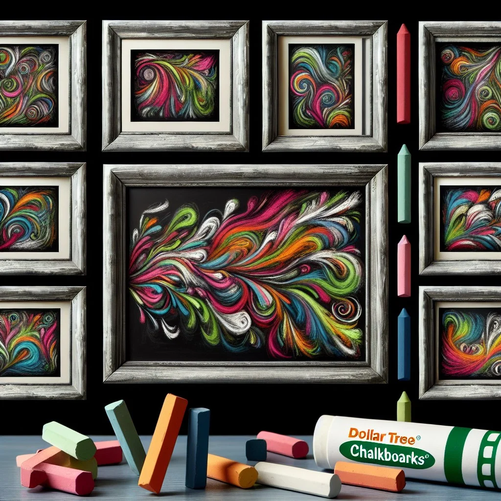 chalkboard picture frames transformations