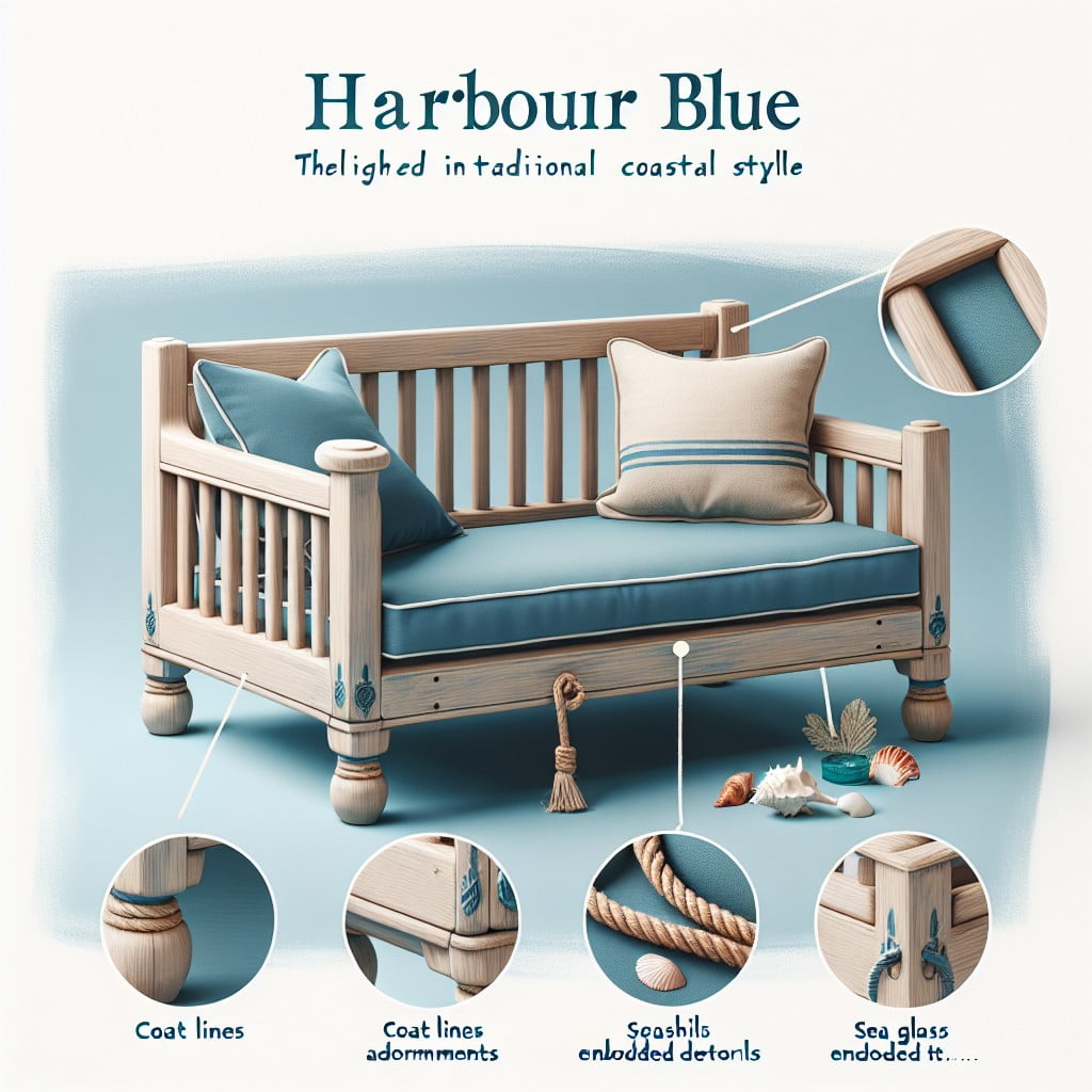 coastal style furniture upgrade with harbor blue chalk paint