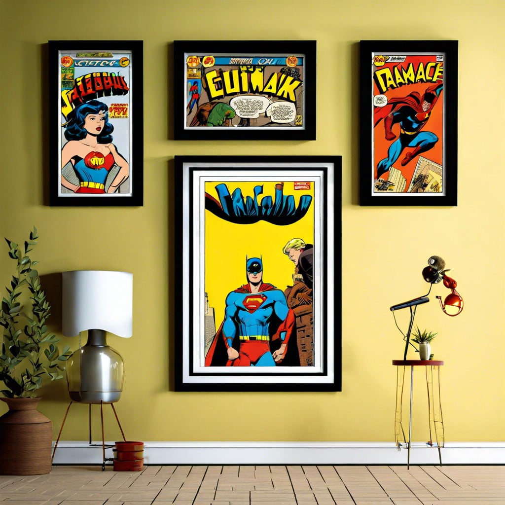 comic book frames for iconic issues