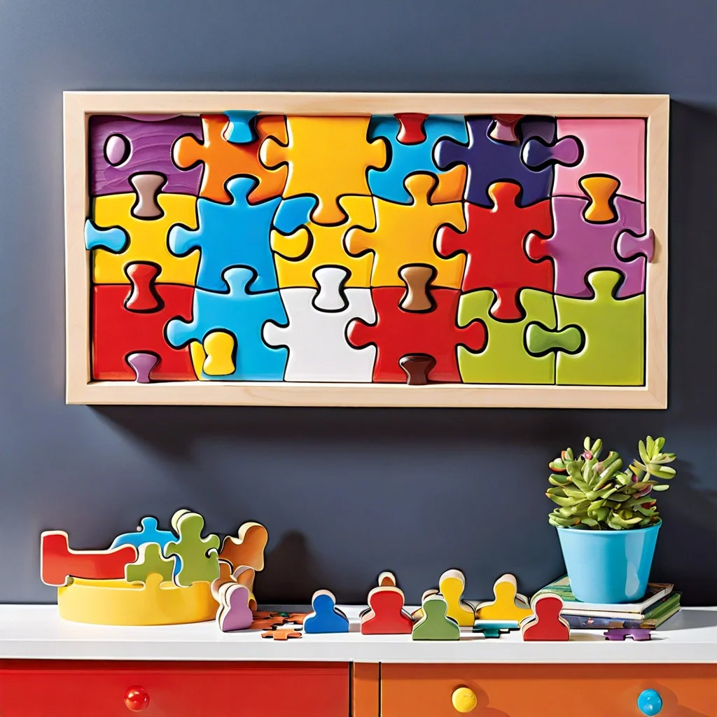 creating interactive wall art with puzzles