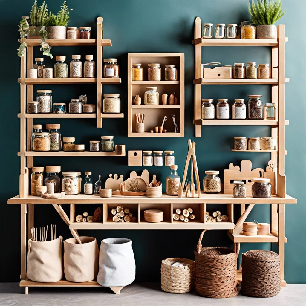 creative shelving ideas for craft market stalls