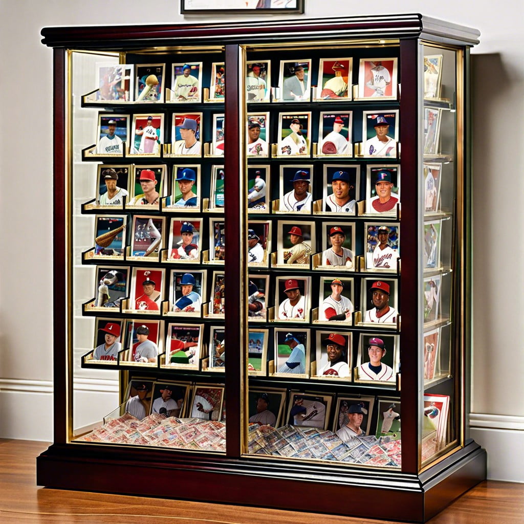 cube style stacked display cases