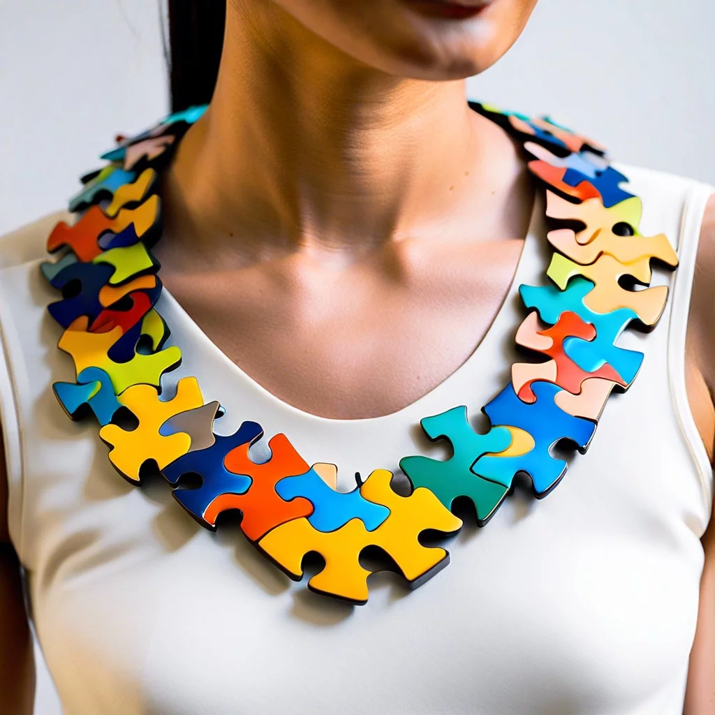 designing puzzle piece jewelry as wearable art