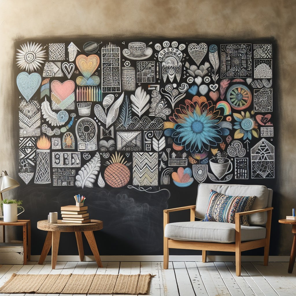 diy chalkboard wall art