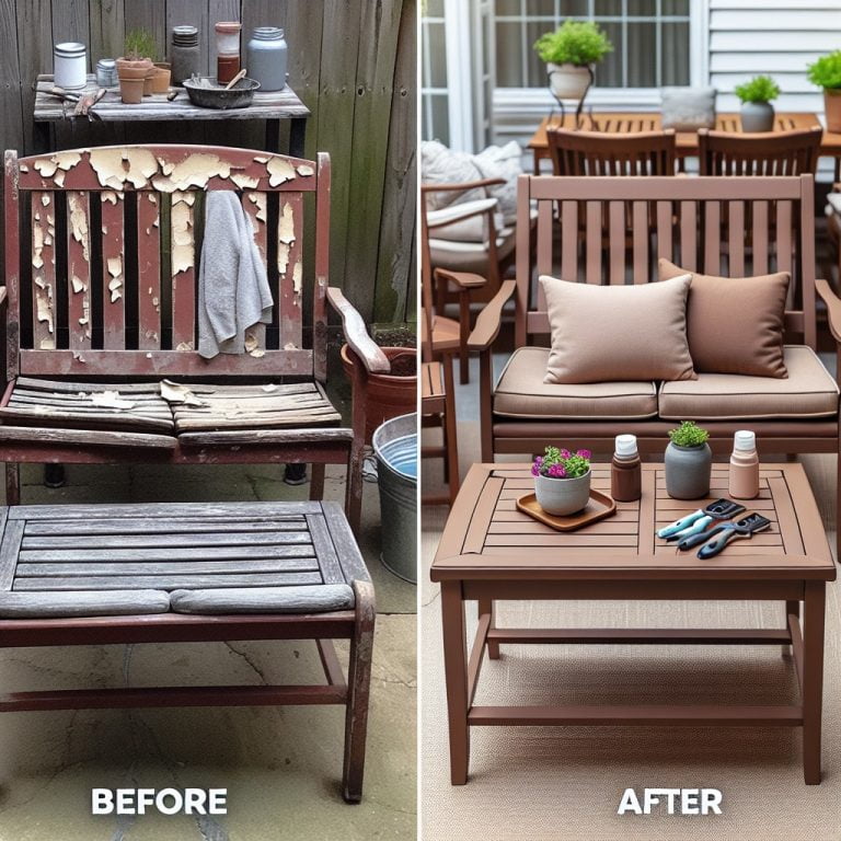 Diy Patio Furniture Makeover Minimalist Style