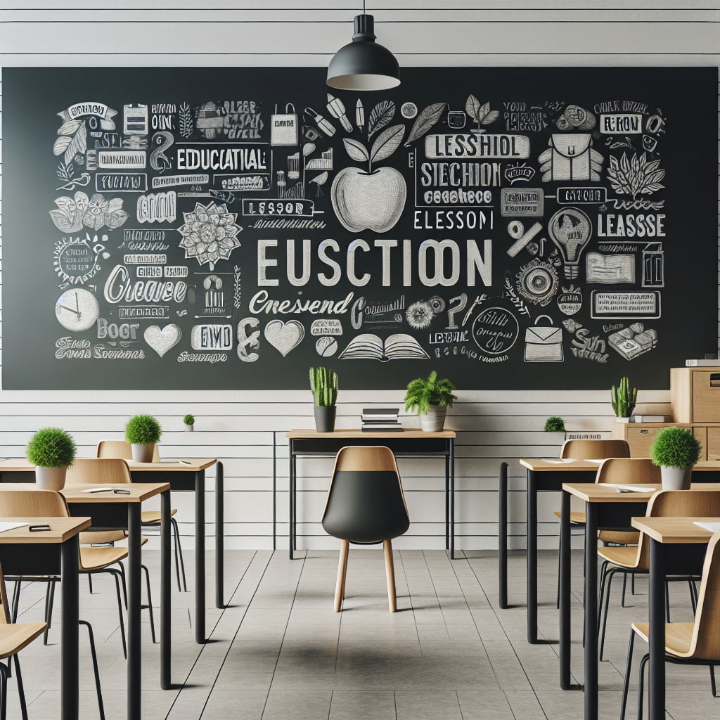 enhancing classroom engagement with chalkboard typography