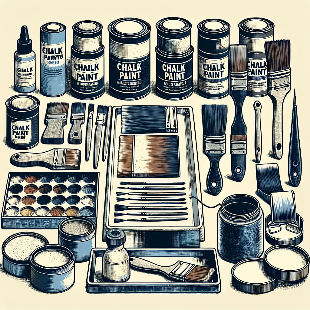 essential supplies for chalk painting metal